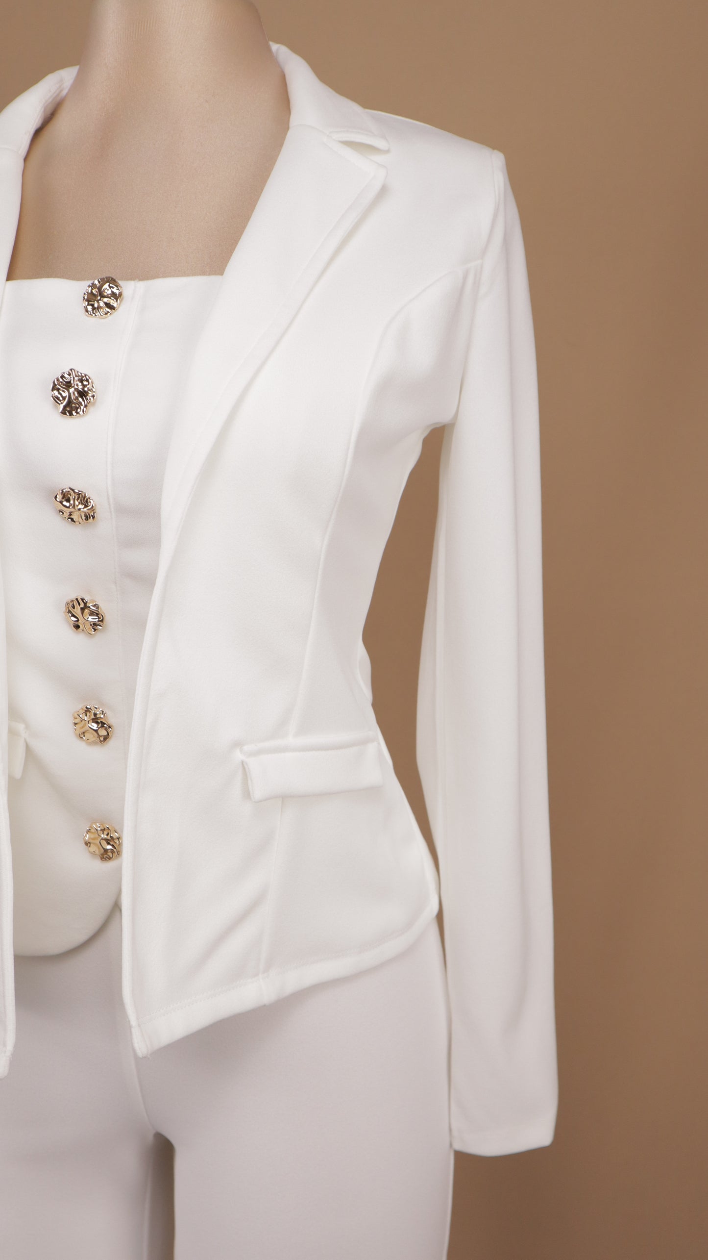 Conjunto de sastre formal de tres piezas