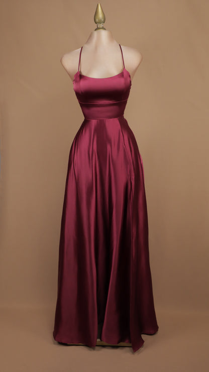 Vestido largo satin cool
