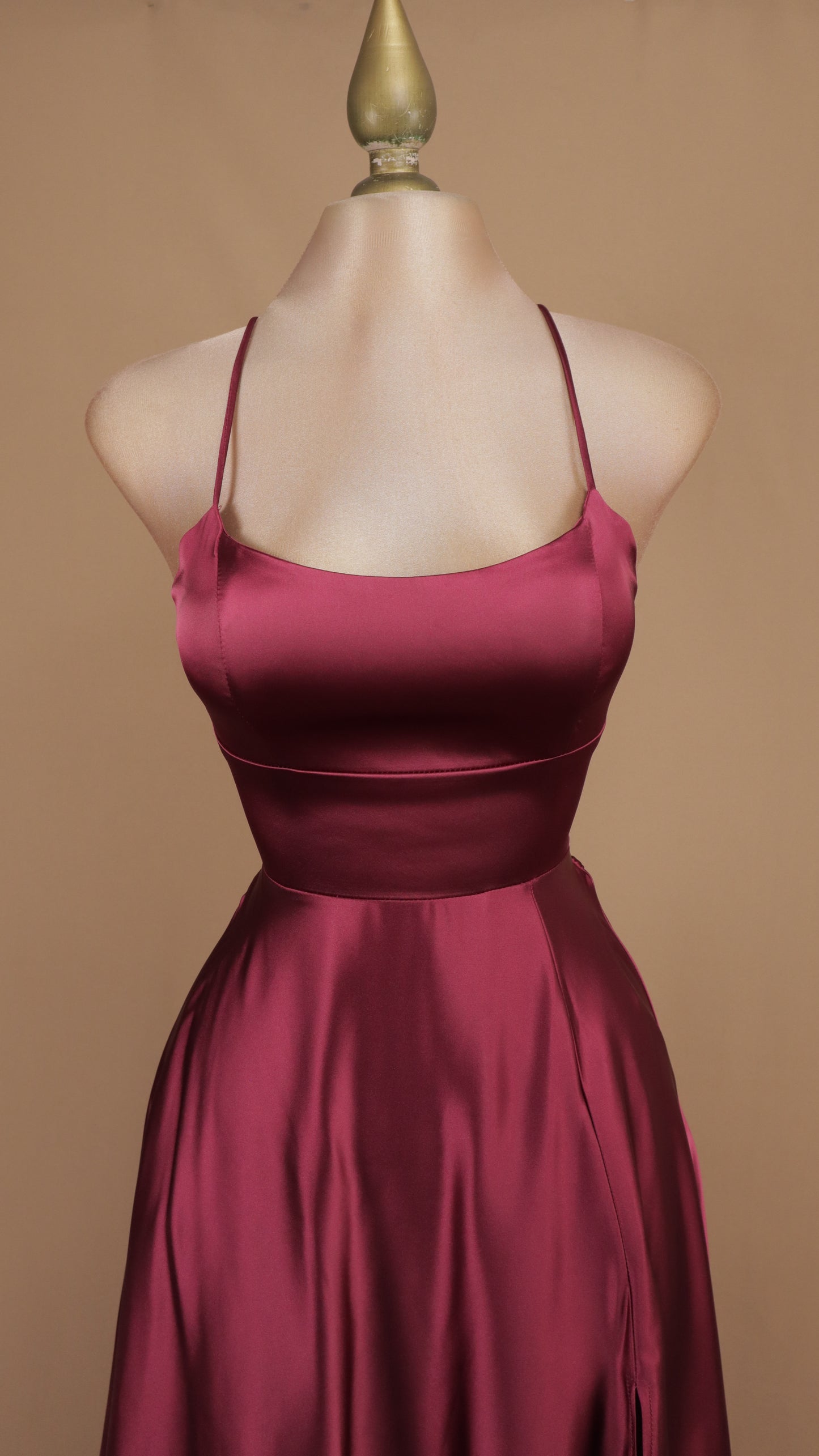 Vestido largo satin cool
