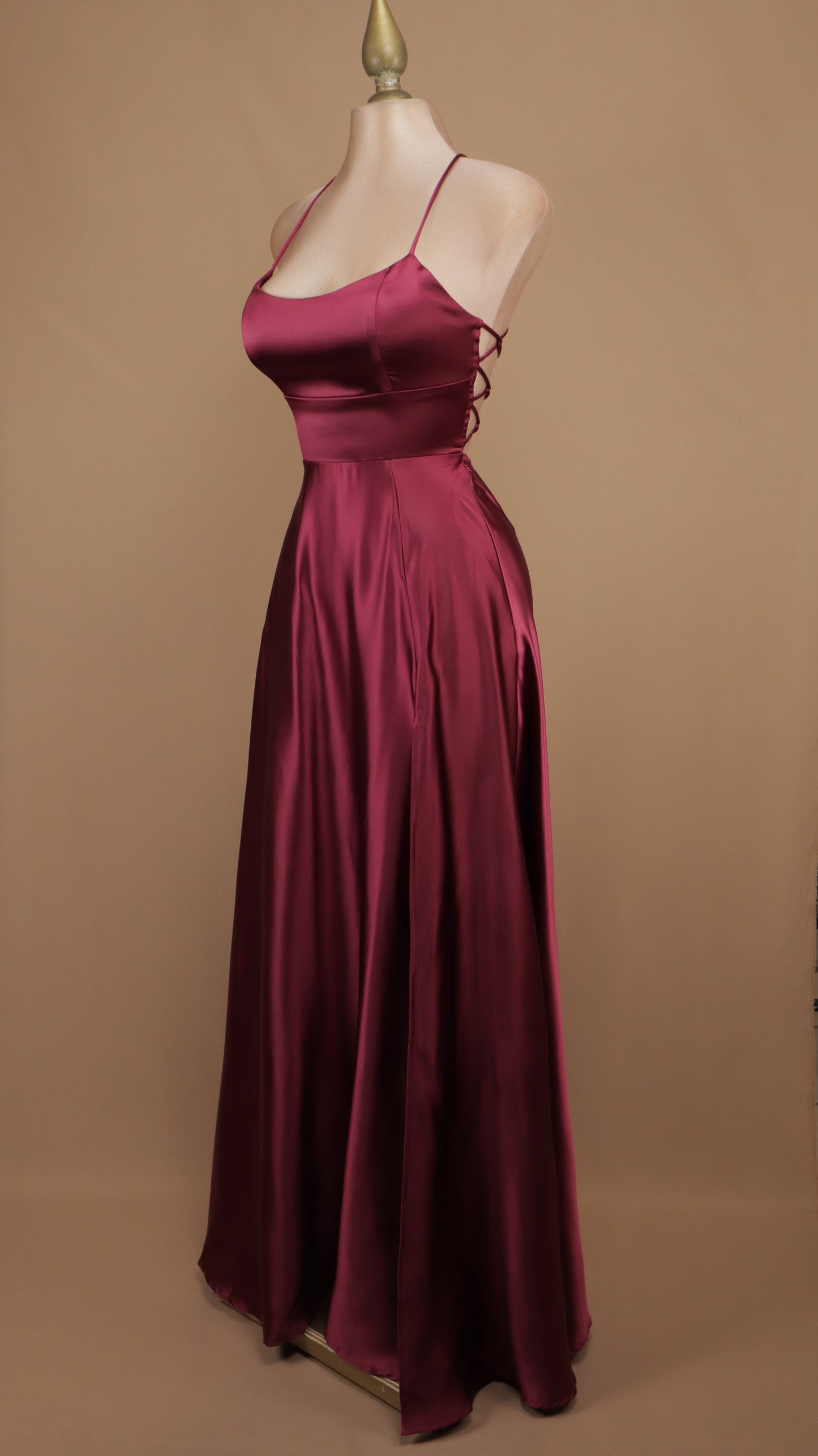 Vestido largo satin cool