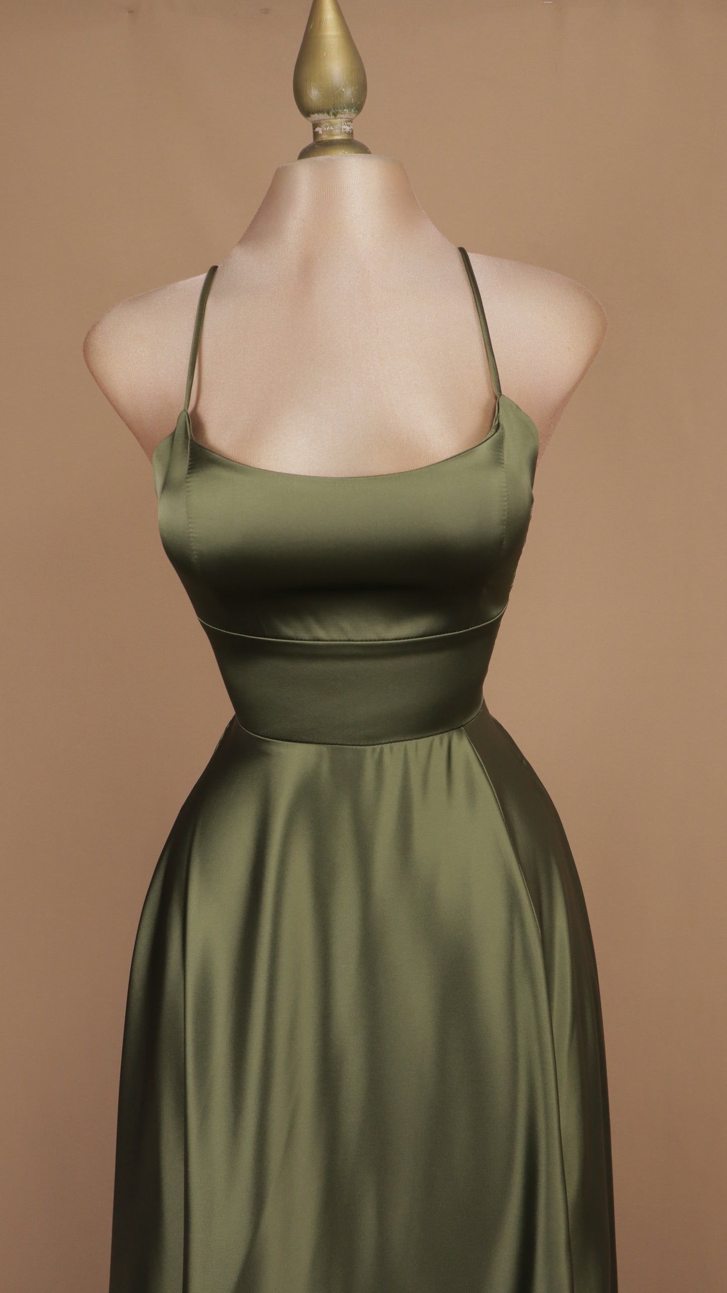 Vestido largo satin cool