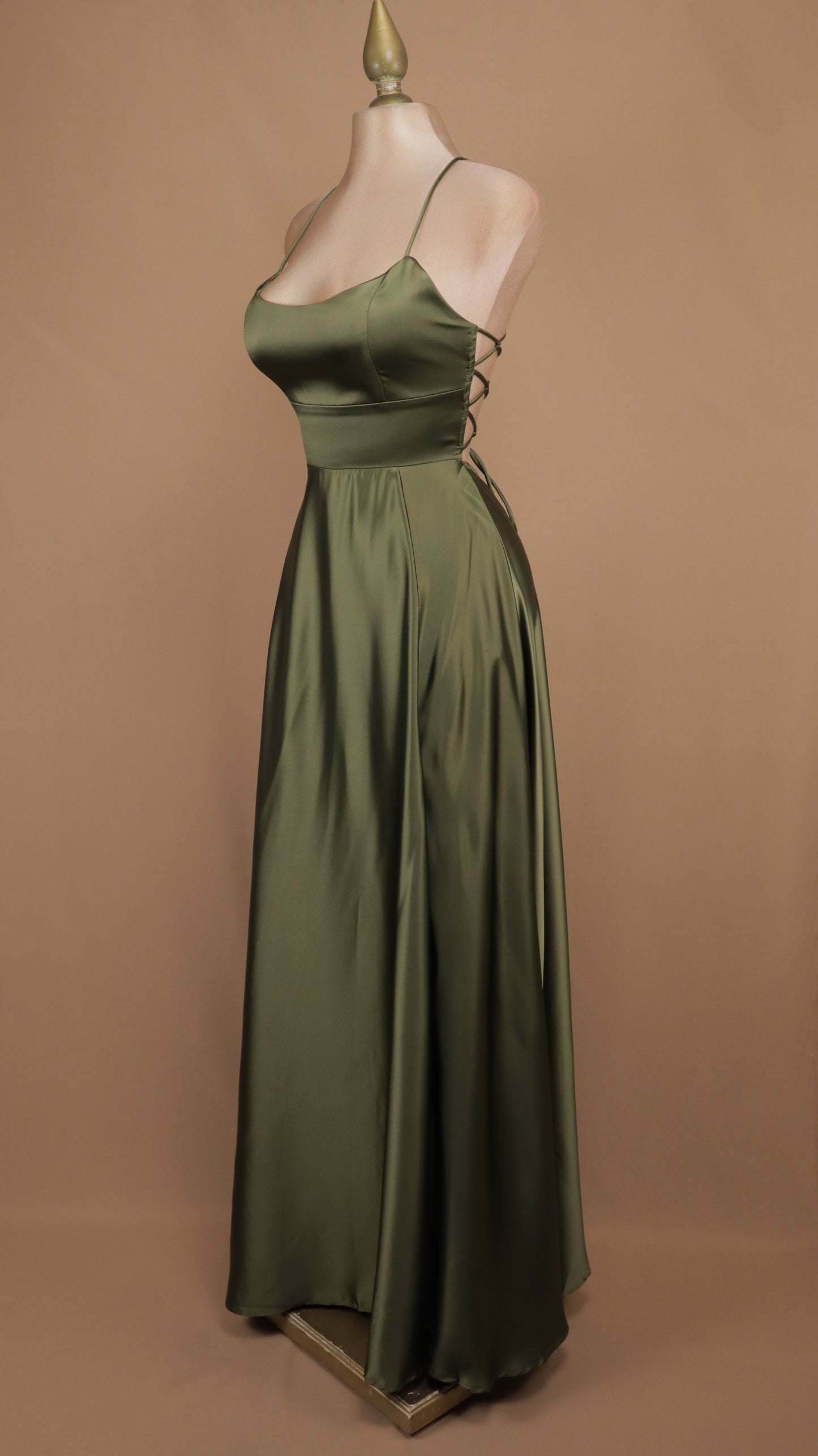 Vestido largo satin cool