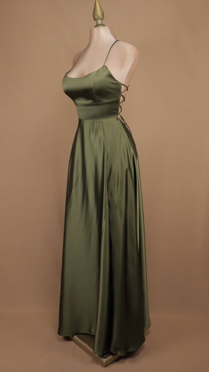 Vestido largo satin cool