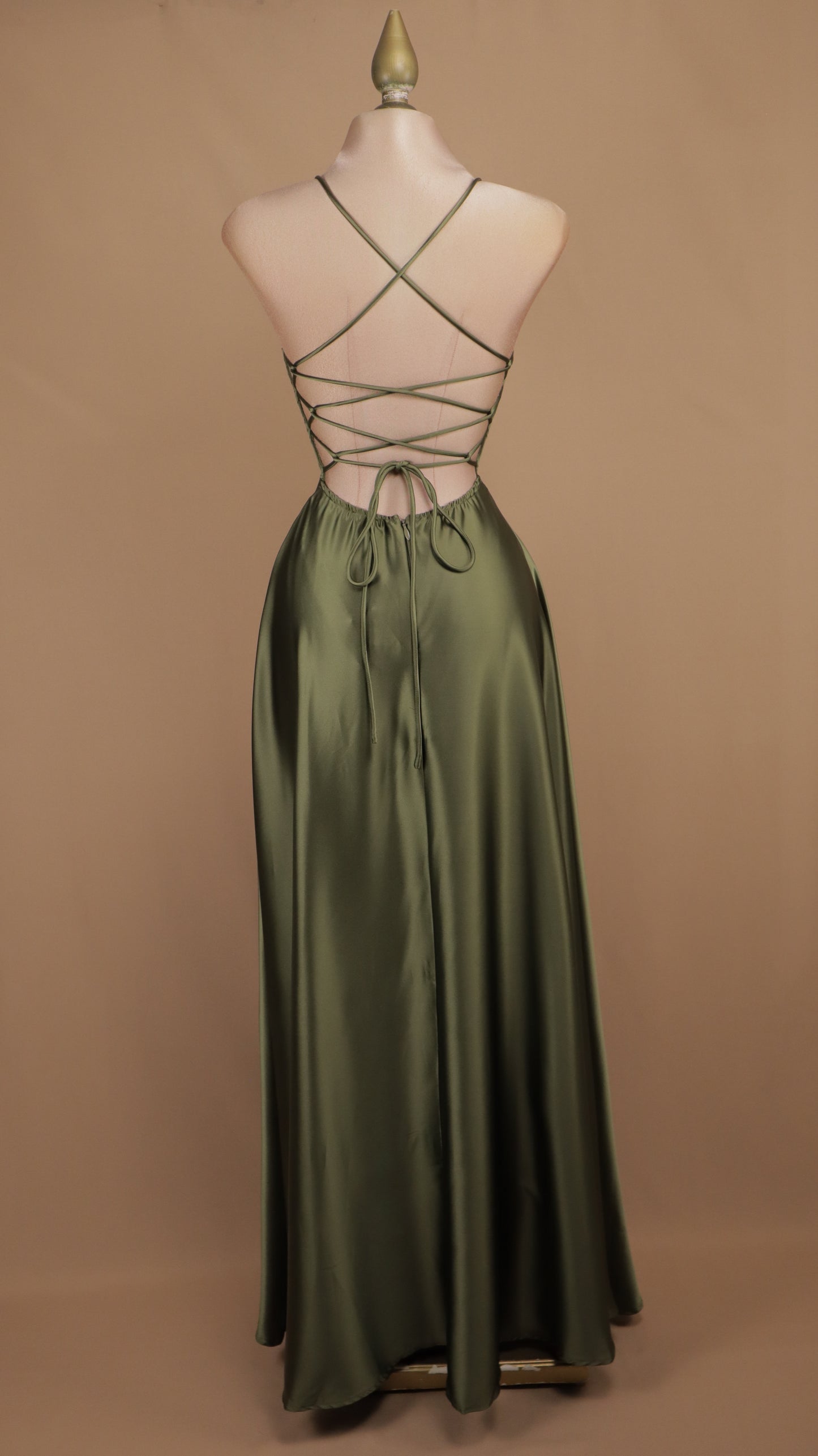 Vestido largo satin cool
