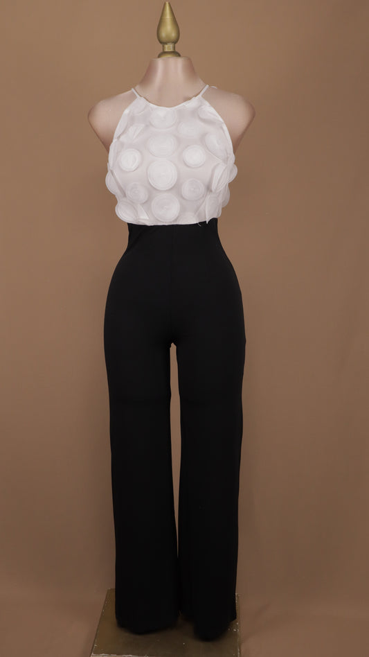 Palazzo bicolor halter