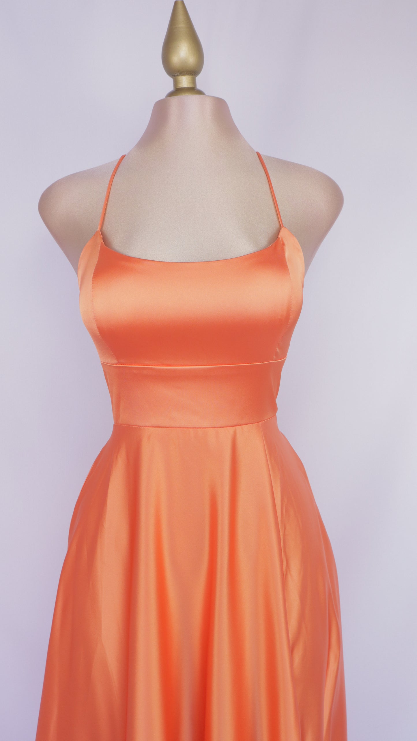 VESTIDO LARGO SATIN COOL