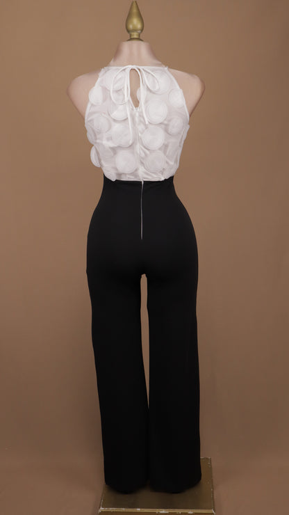 Palazzo bicolor halter