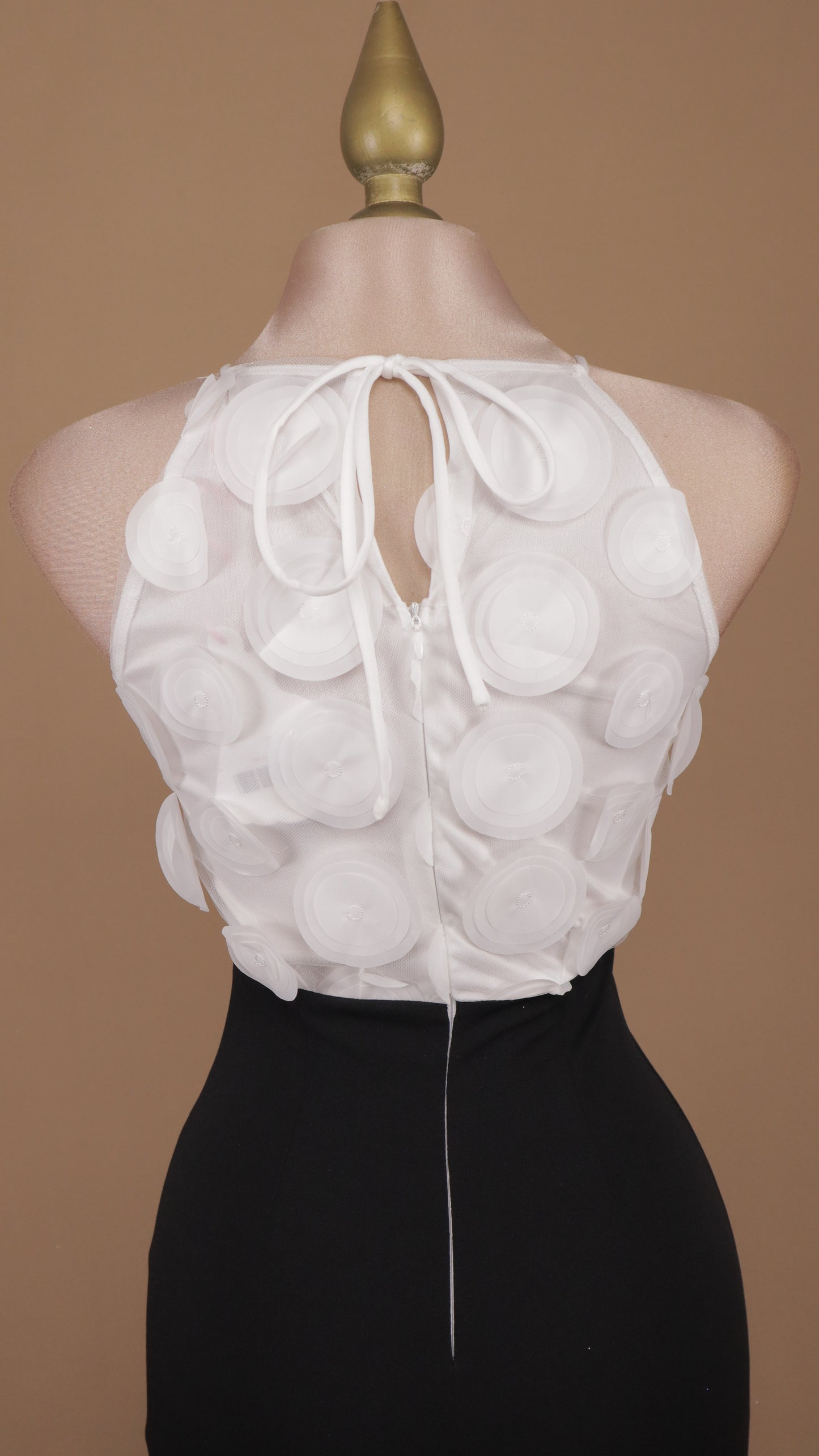 Palazzo bicolor halter