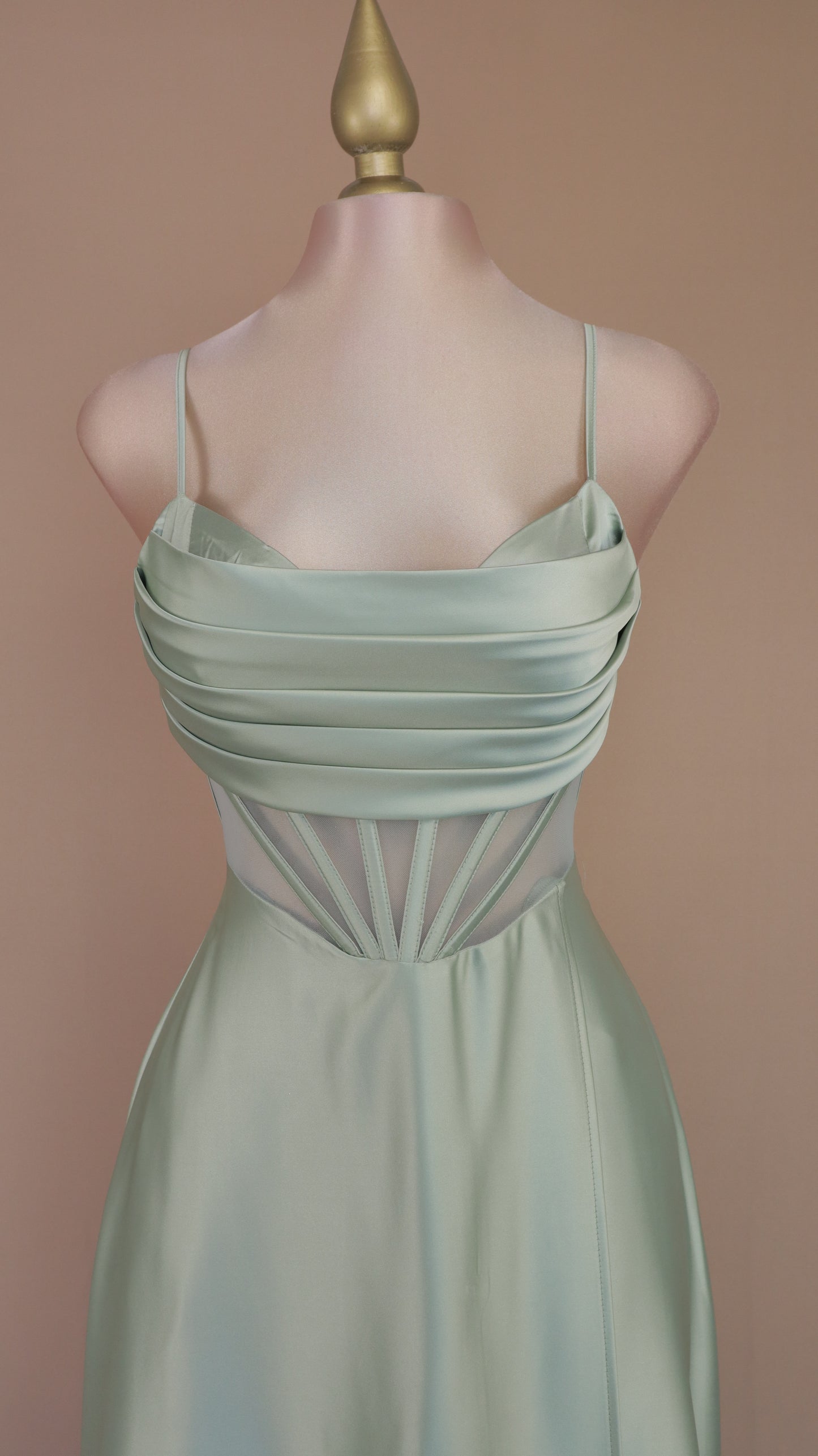 Vestido largo corsetti