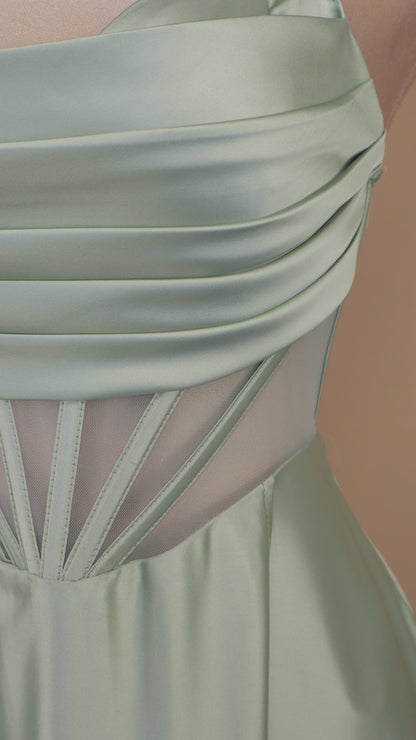 Vestido largo corsetti