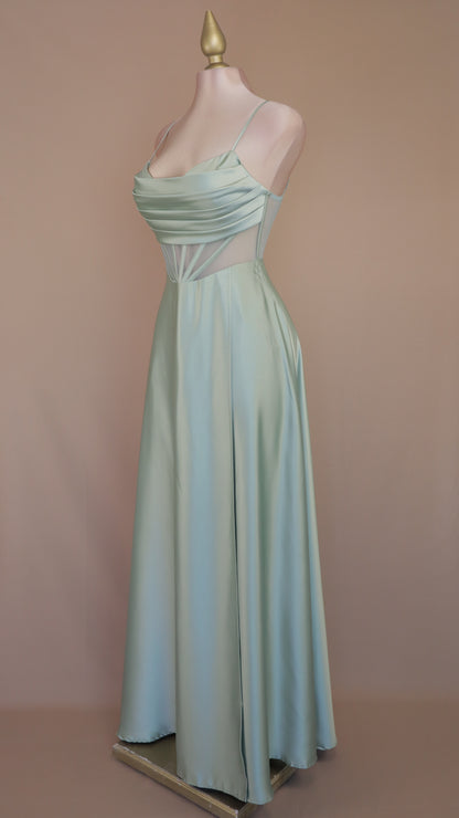 Vestido largo corsetti