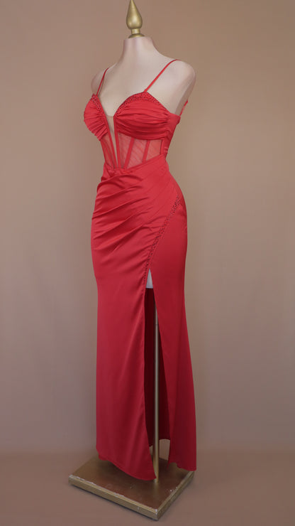 VESTIDO LARGO CORTE SIRENA BOLD