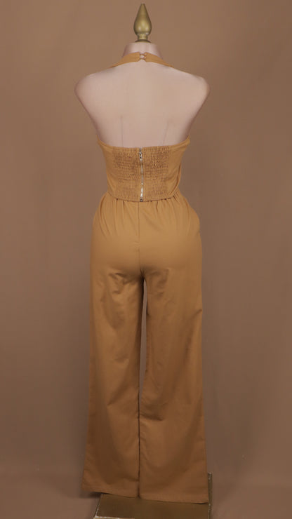 Conjunto de pantalón y saco halter