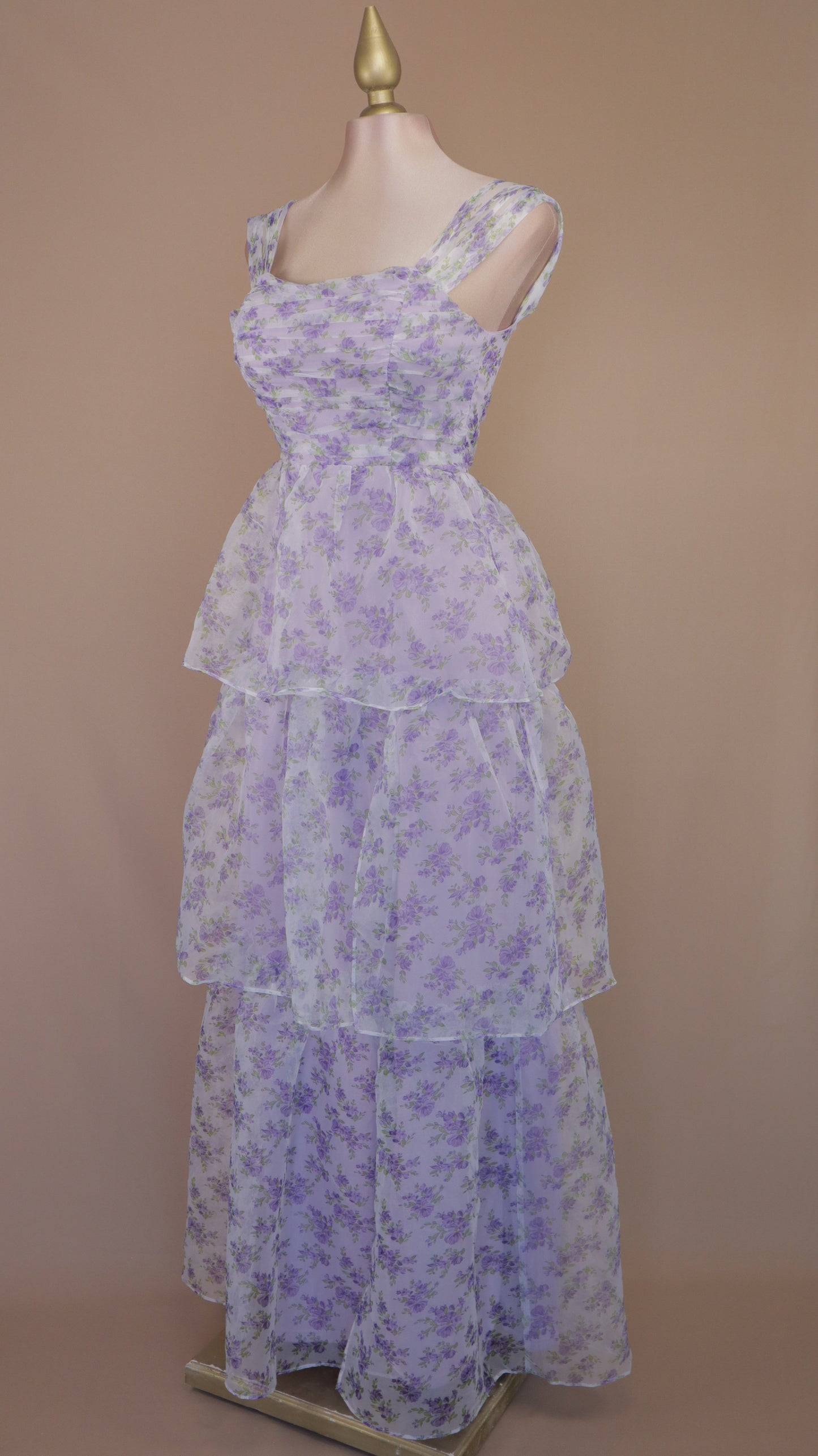 VESTIDO LARGO TULL FLOWER