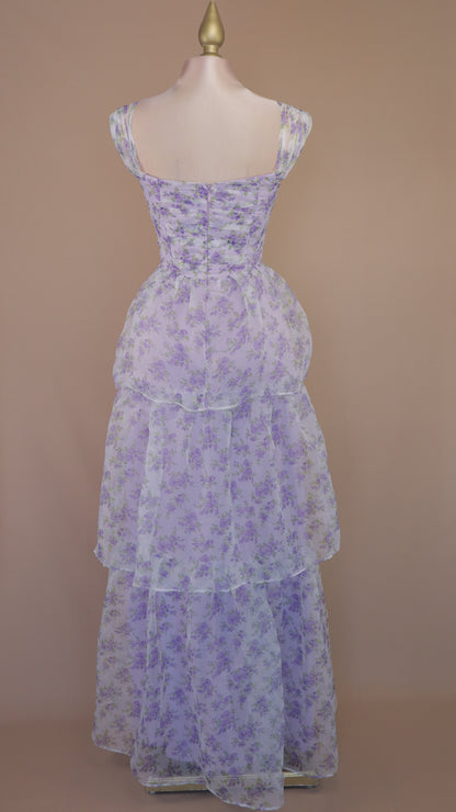 VESTIDO LARGO TULL FLOWER