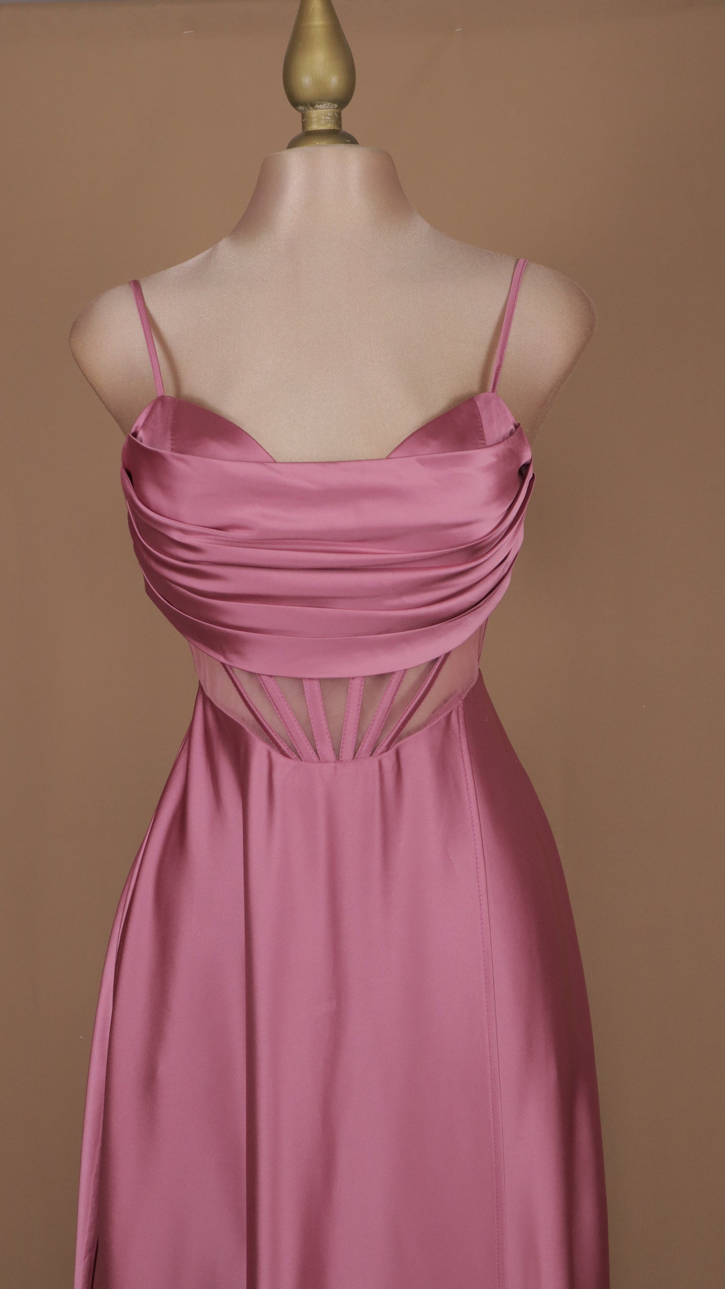 Vestido largo corsetti