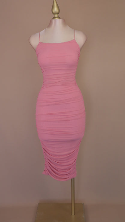 VESTIDO MAXI PLIZADO SENSUAL