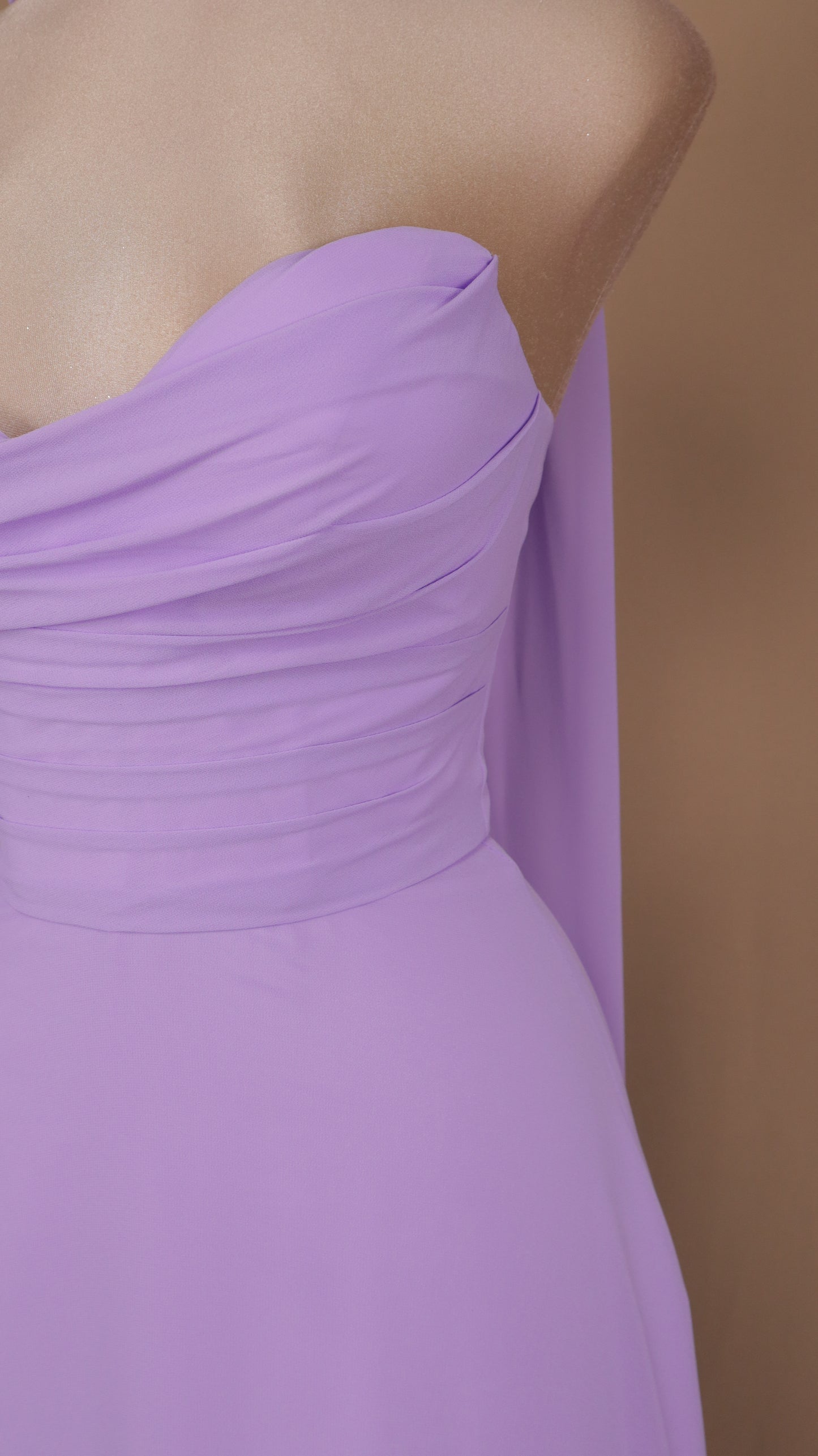 Vestido largo estraple con corset