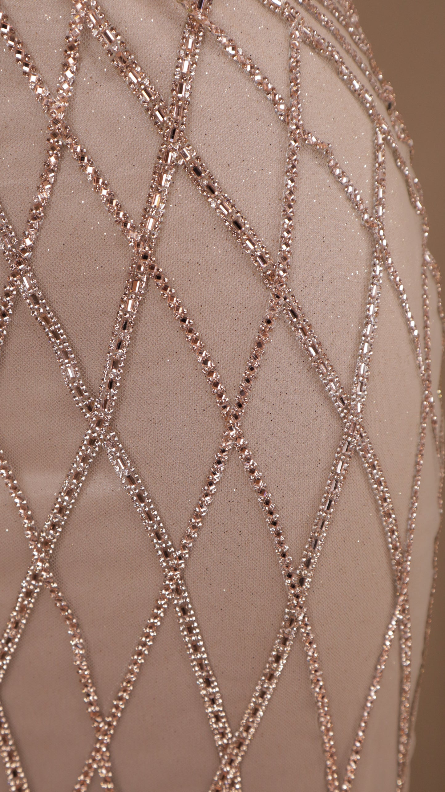 Vestido largo de gala escote al hombro