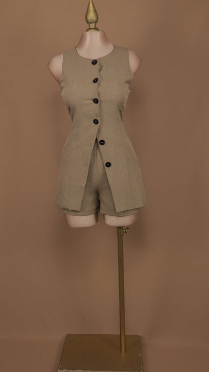 Conjunto de short y saco largo