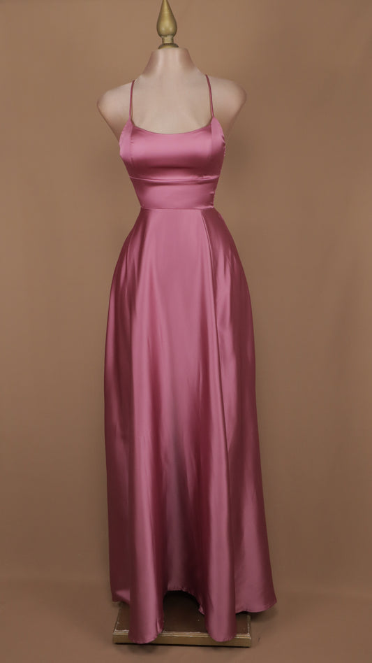 Vestido largo satin cool