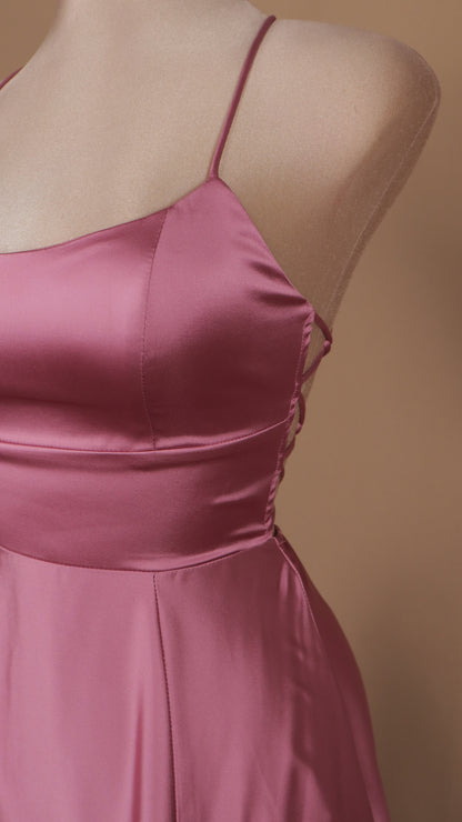 Vestido largo satin cool