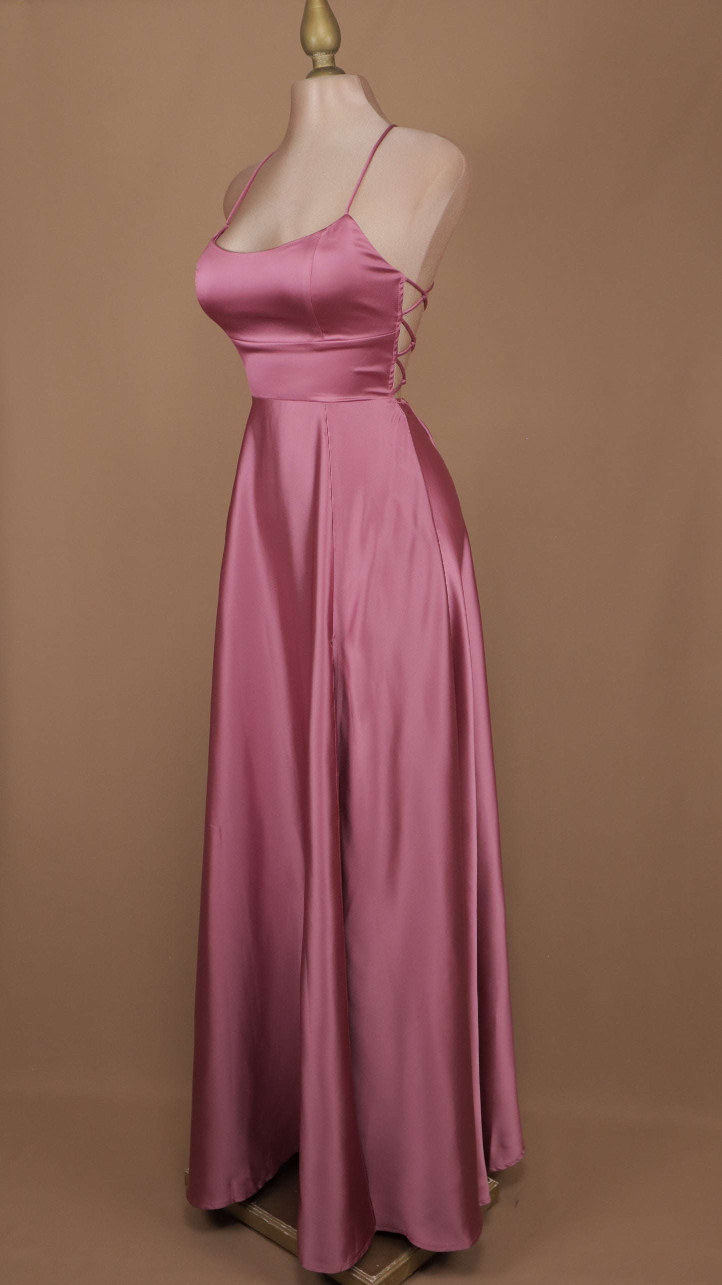 Vestido largo satin cool