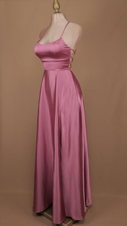 Vestido largo satin cool