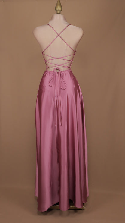 Vestido largo satin cool