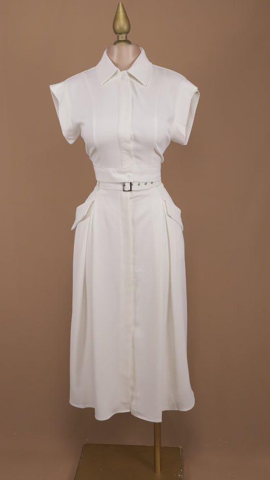 Conjunto de falda y blusa formal
