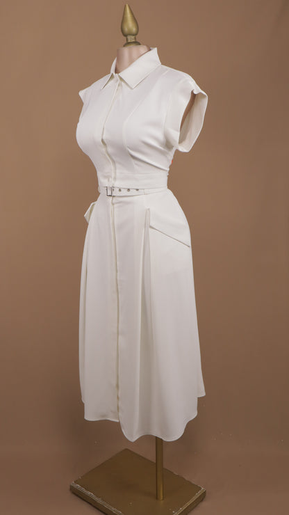 Conjunto de falda y blusa formal