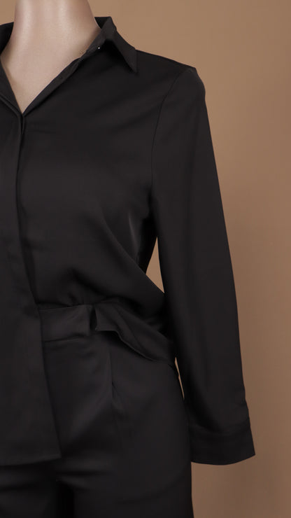 Conjunto de pantalón y blusa manga larga