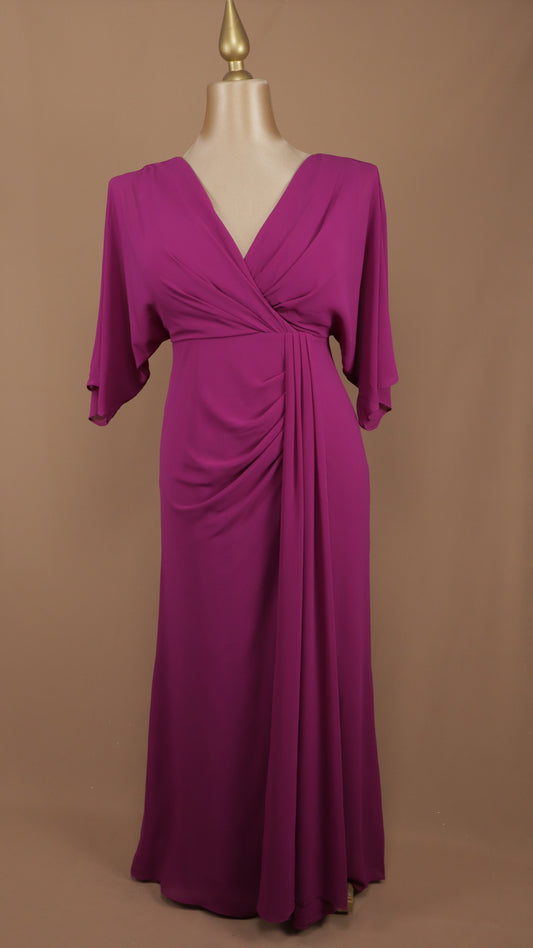 Vestido talla extra manga holgada