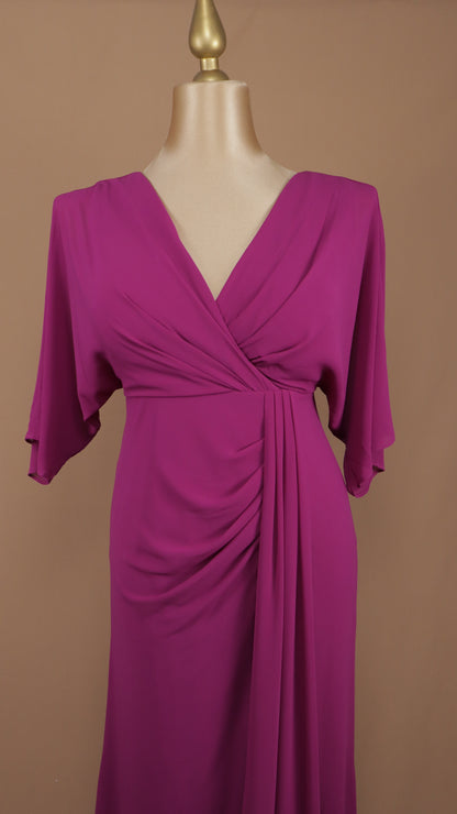 Vestido talla extra manga holgada