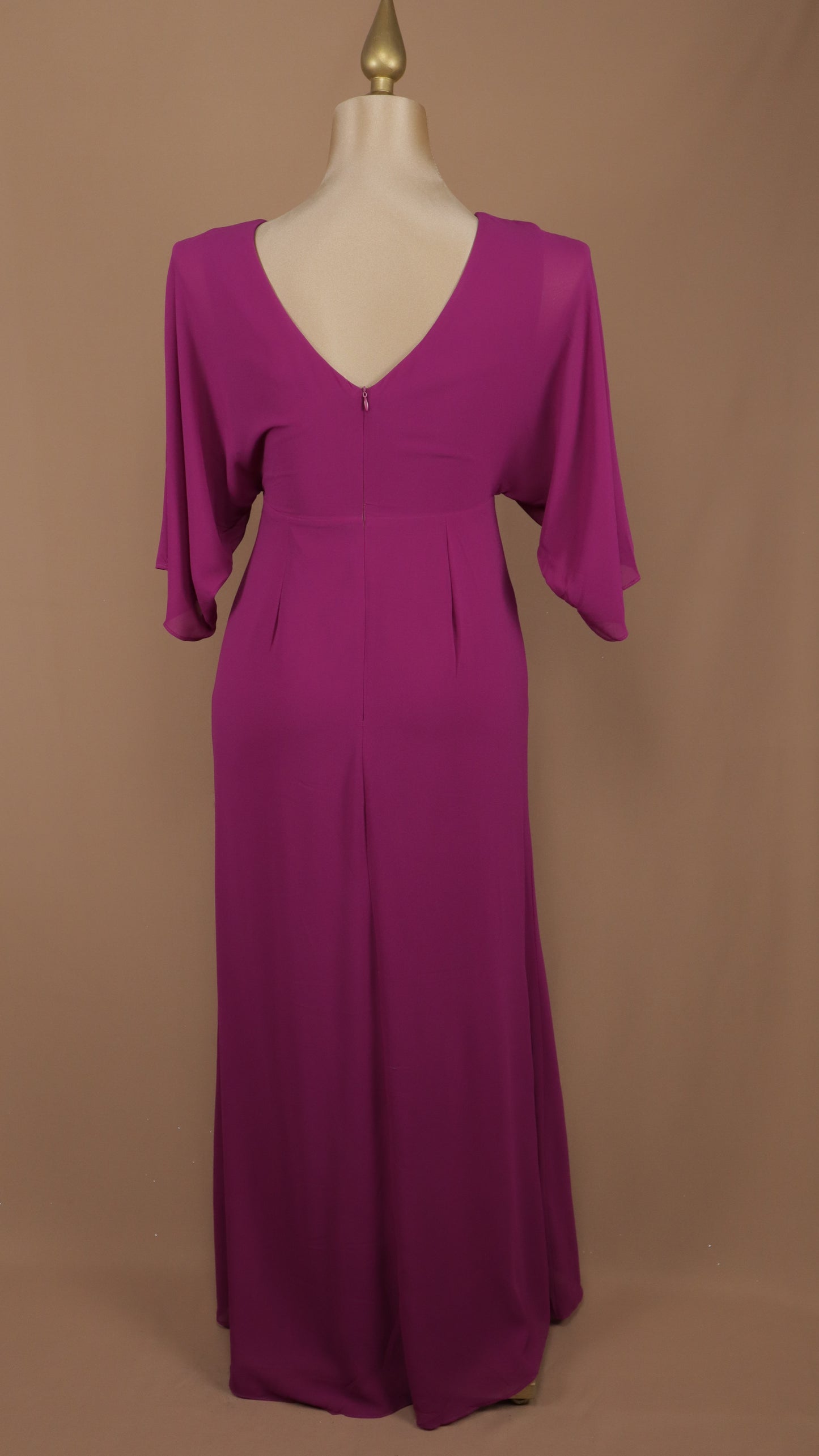 Vestido talla extra manga holgada