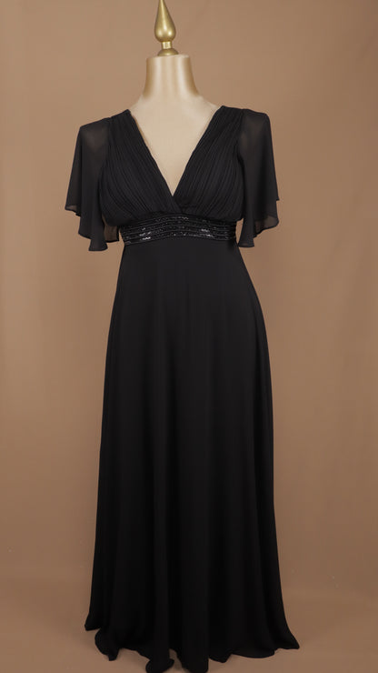 Vestido plus size con aplicación en cintura