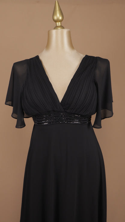 Vestido plus size con aplicación en cintura
