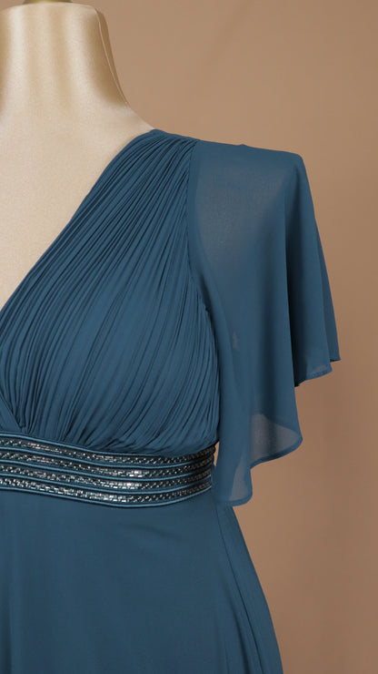 Vestido plus size con aplicación en cintura
