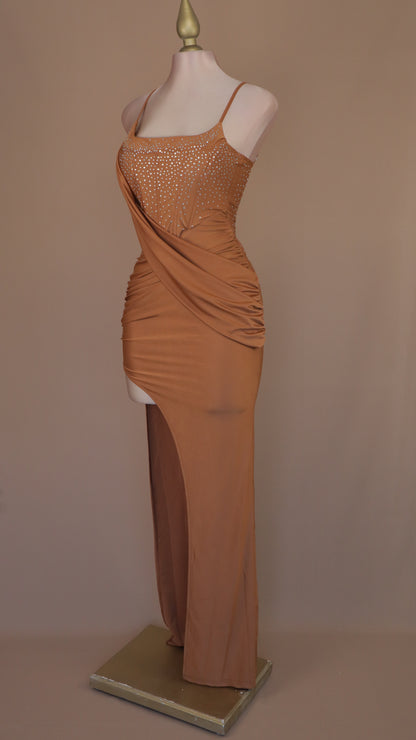 VESTIDO LARGO WAIST BAND