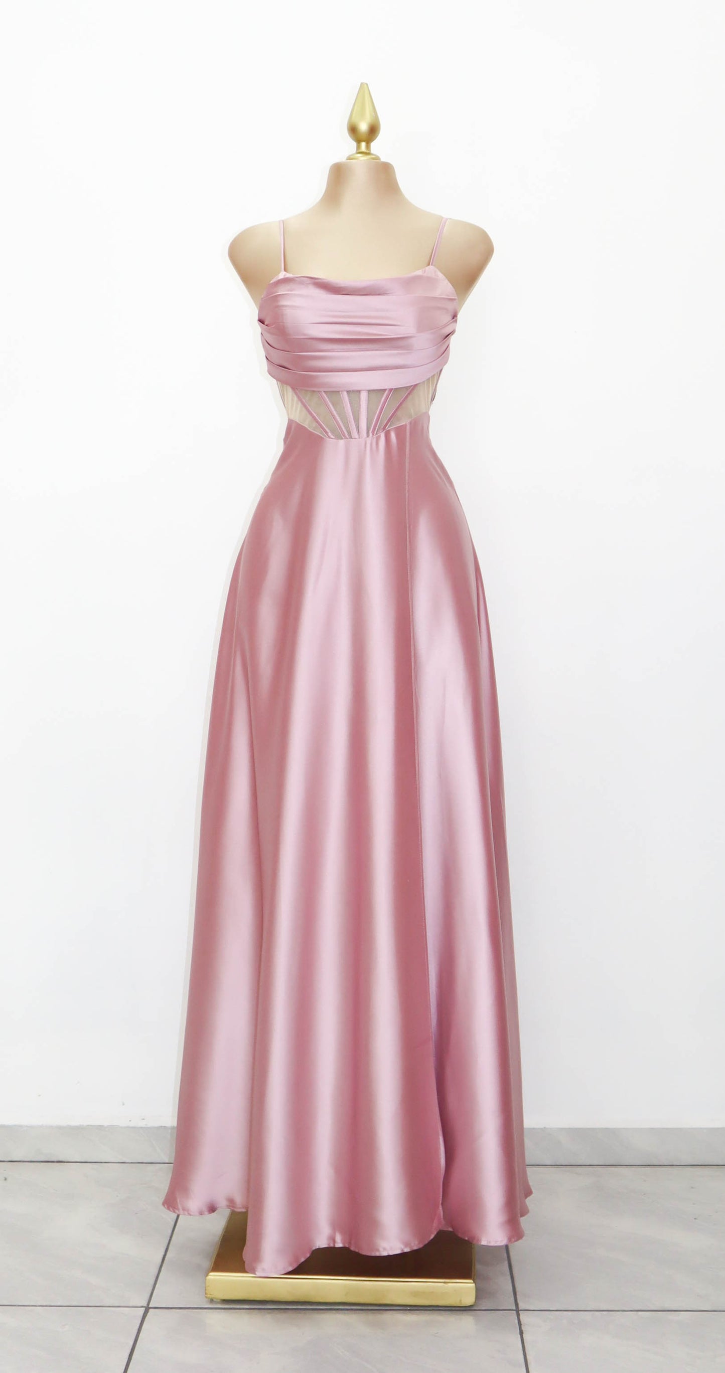 Vestido largo corsetti